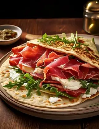 Ricetta Piadina con bresaola, ricotta e rucola di heltamain