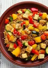 Ricetta Quinoa, Tofu e Verdure Grigliate