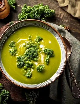 Ricetta Minestra di piselli e cavolo nero di heltamain