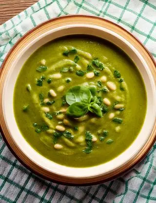 Ricetta Vellutata di fagioli e spinaci di eltamain