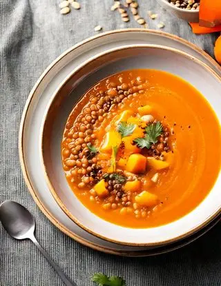 Ricetta Zuppa di lenticchie e zucca di heltamain