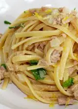 Ricetta Linguine tonno e limone