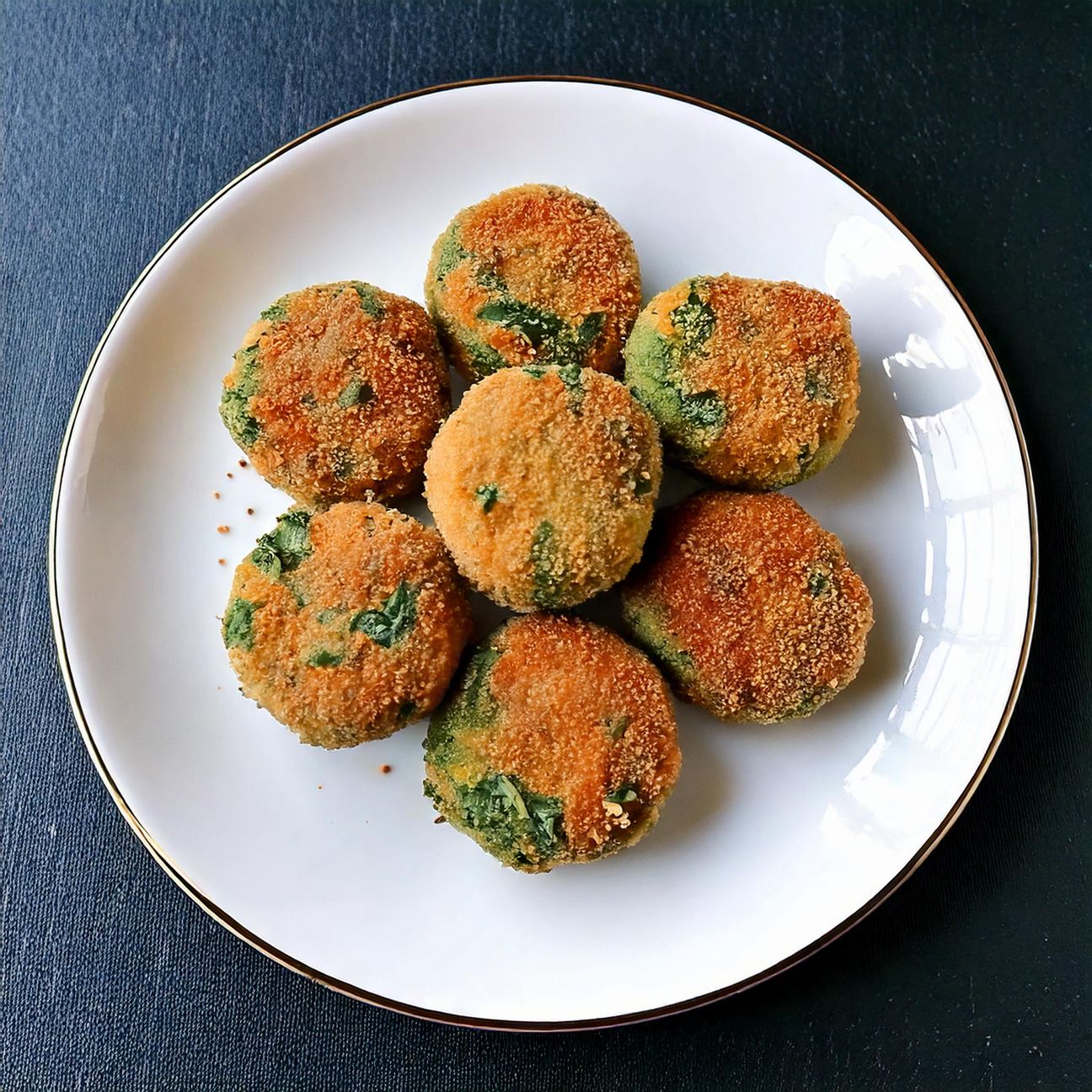 Croccole di pollo e spinaci