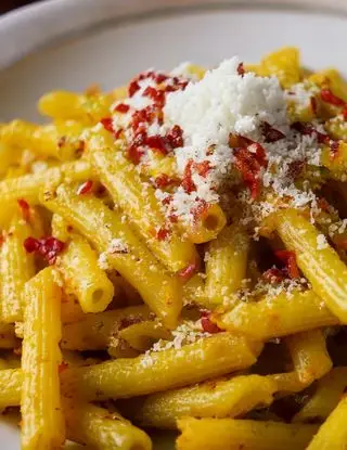 Ricetta Pasta con crema di zucchine, ricotta salata e pomodori secchi di heltamain
