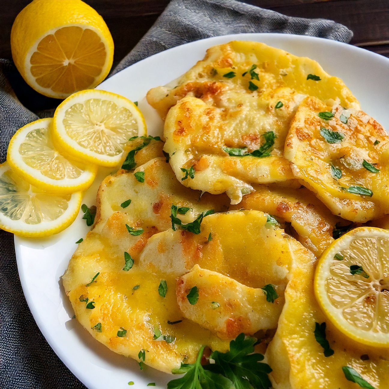 Scaloppine di pollo al limone