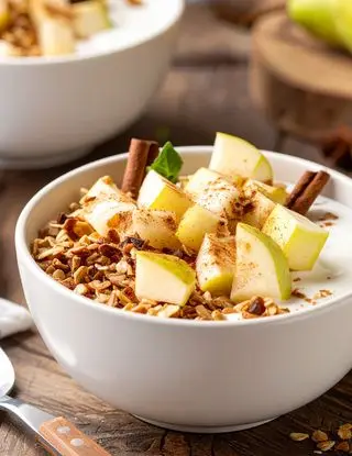 Ricetta Yogurt bowl con muesli, pera e cannella di heltamain