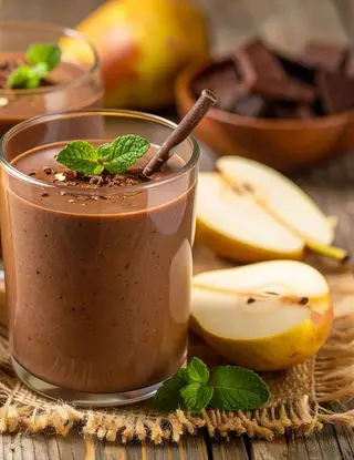 Ricetta Smoothie pera e cioccolato fondente di heltamain
