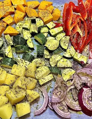 Ricetta I colori autunnali 🍅🌶🫑🥒🥔 di Melagusto