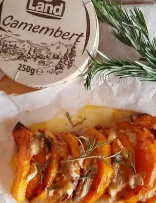 Ricetta Zucca al forno con Camembert di grazia010