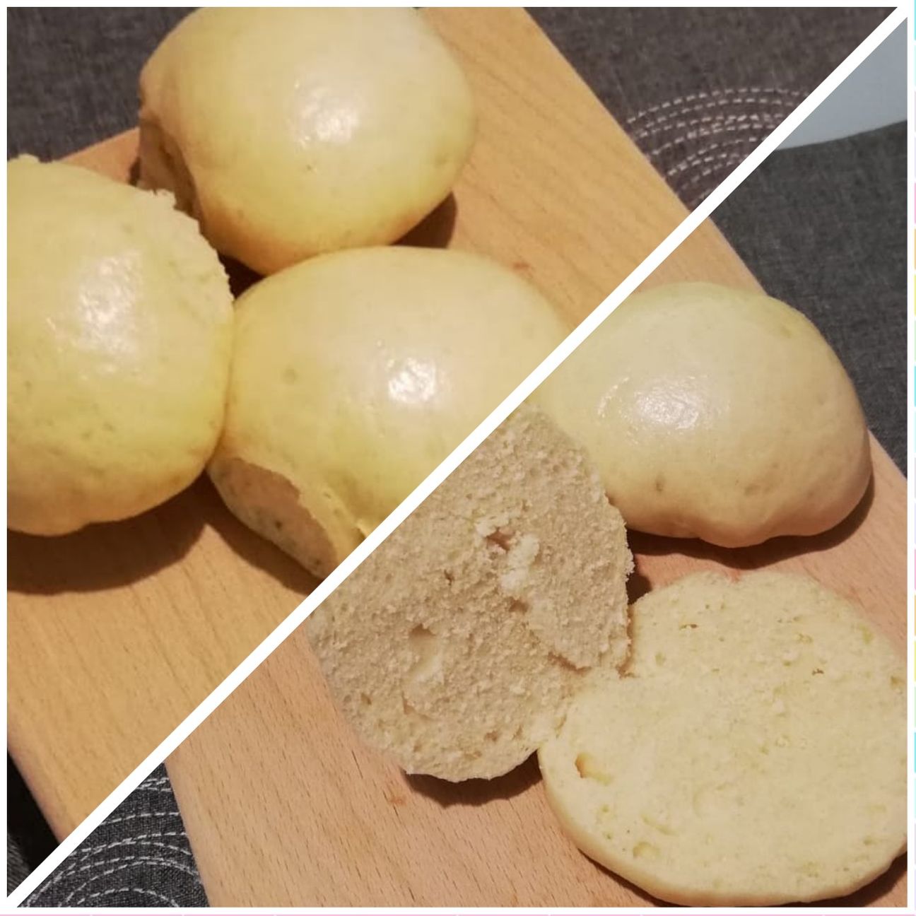 Panini dolci a vapore