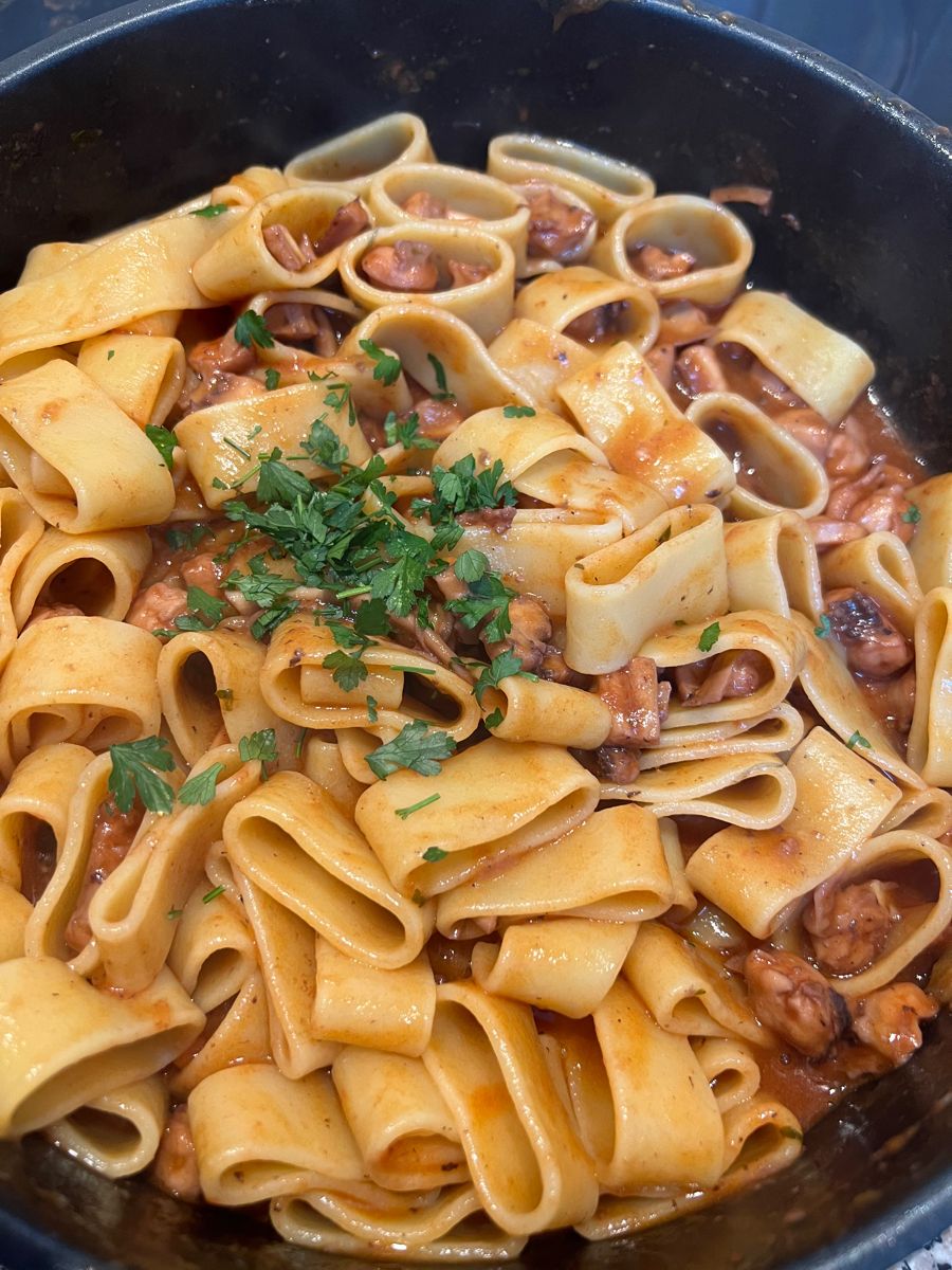 Calamarata con totani