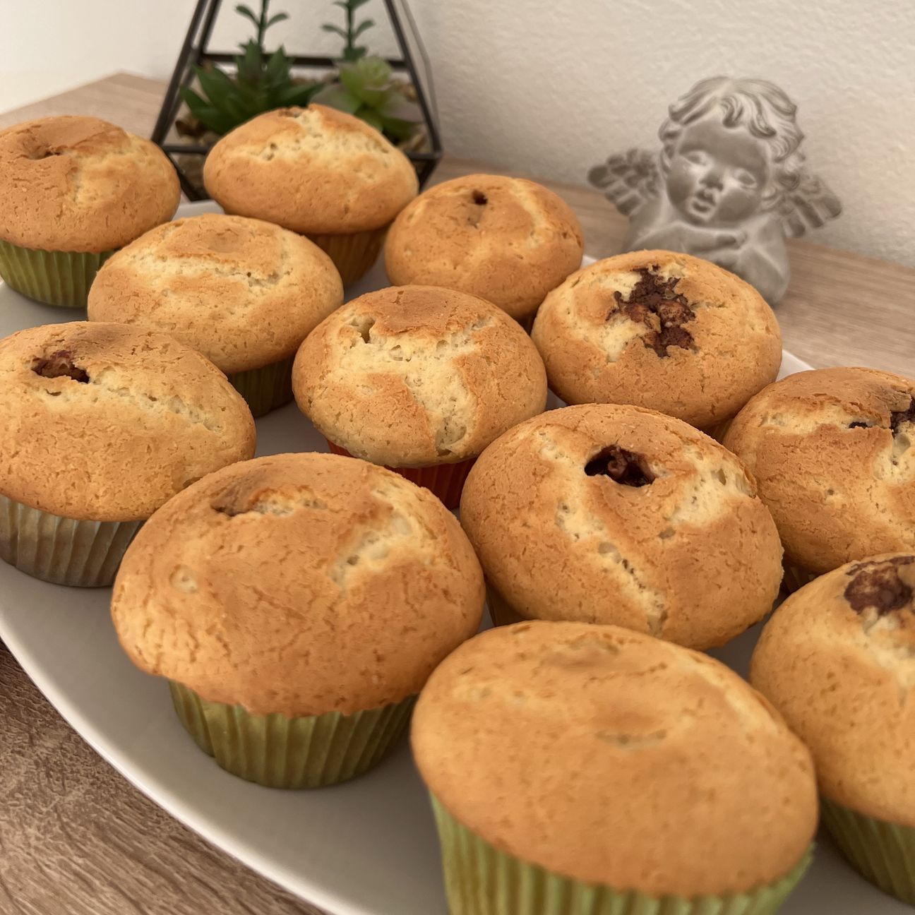 Muffin con cuore di nutella