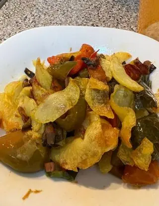 Ricetta Pipi e patati.😋 ( peperoni e patate) di simonaimeneo