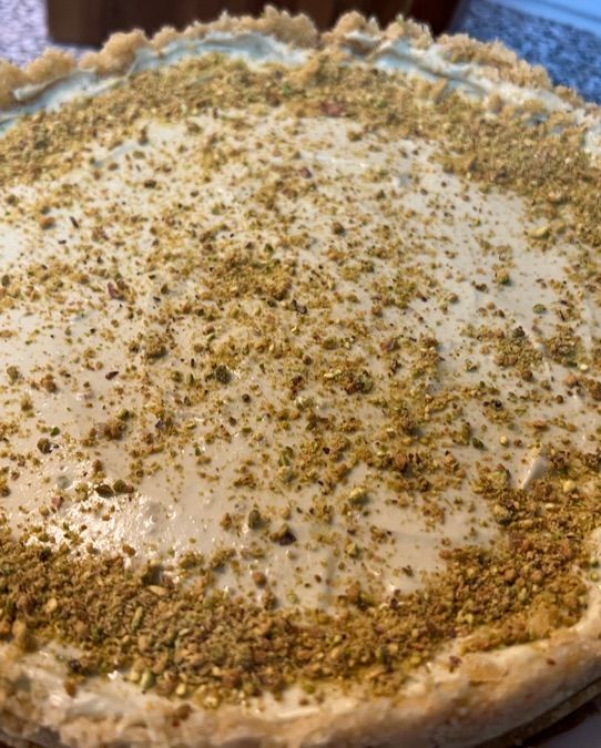 Cheesecake al pistacchio.