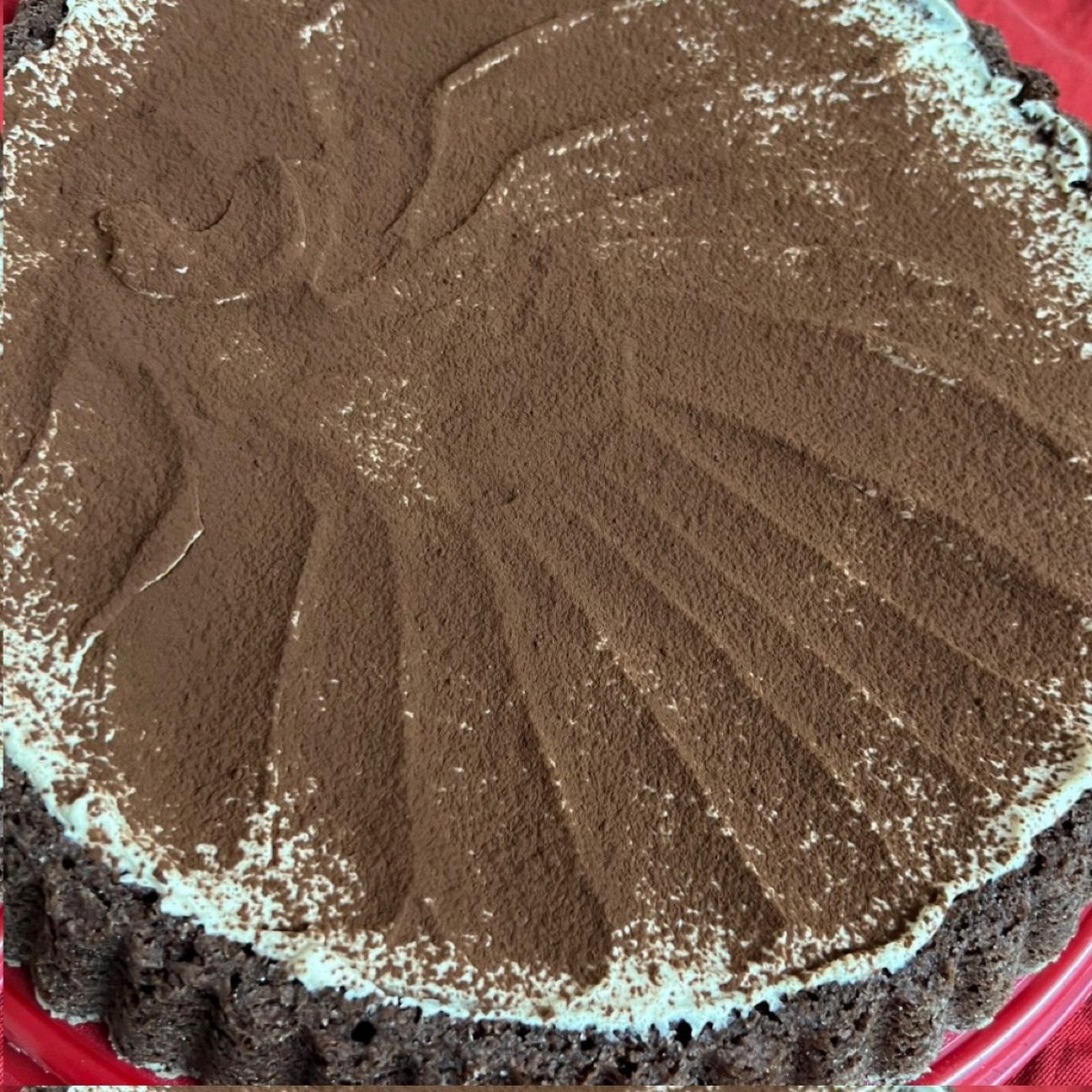 Crostata morbida con crema al caffè.