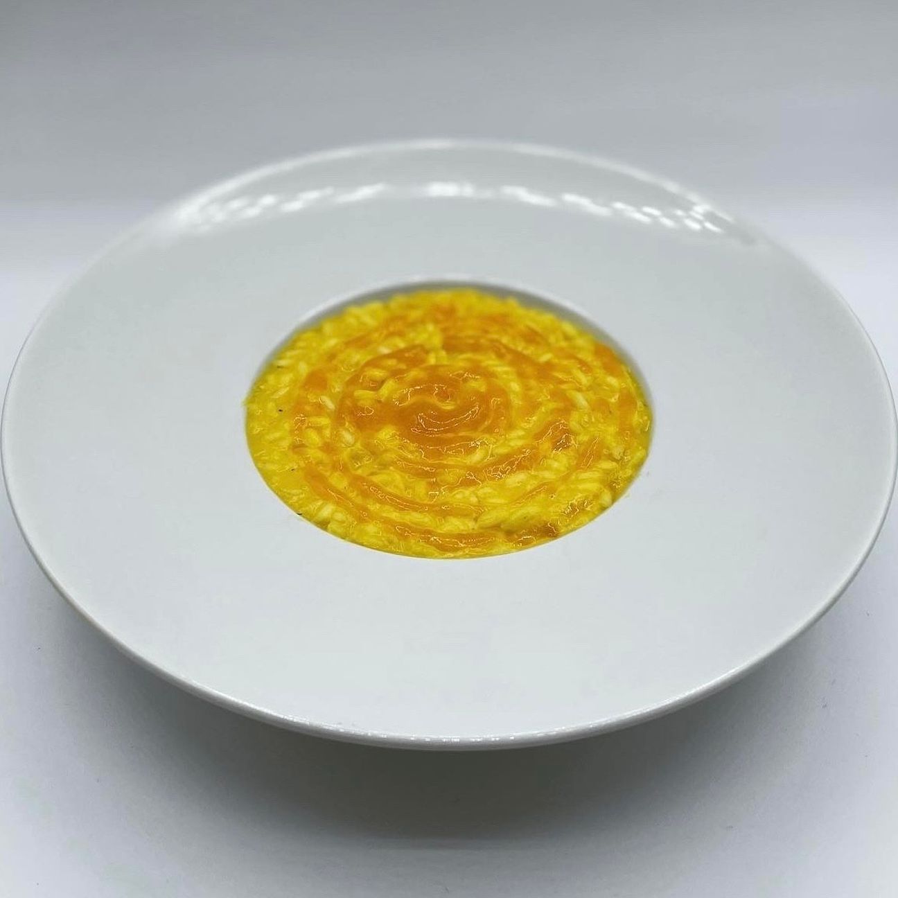 Risotto allo zafferano e il suo gel