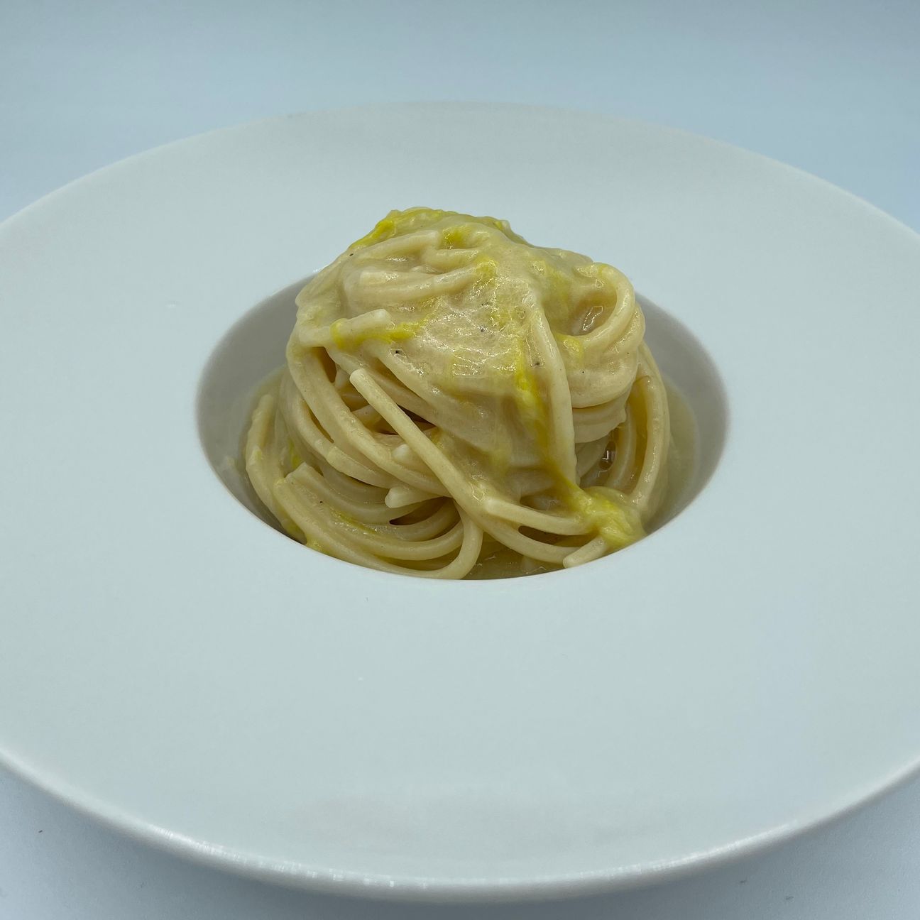 Spaghetti al porro cremosi.