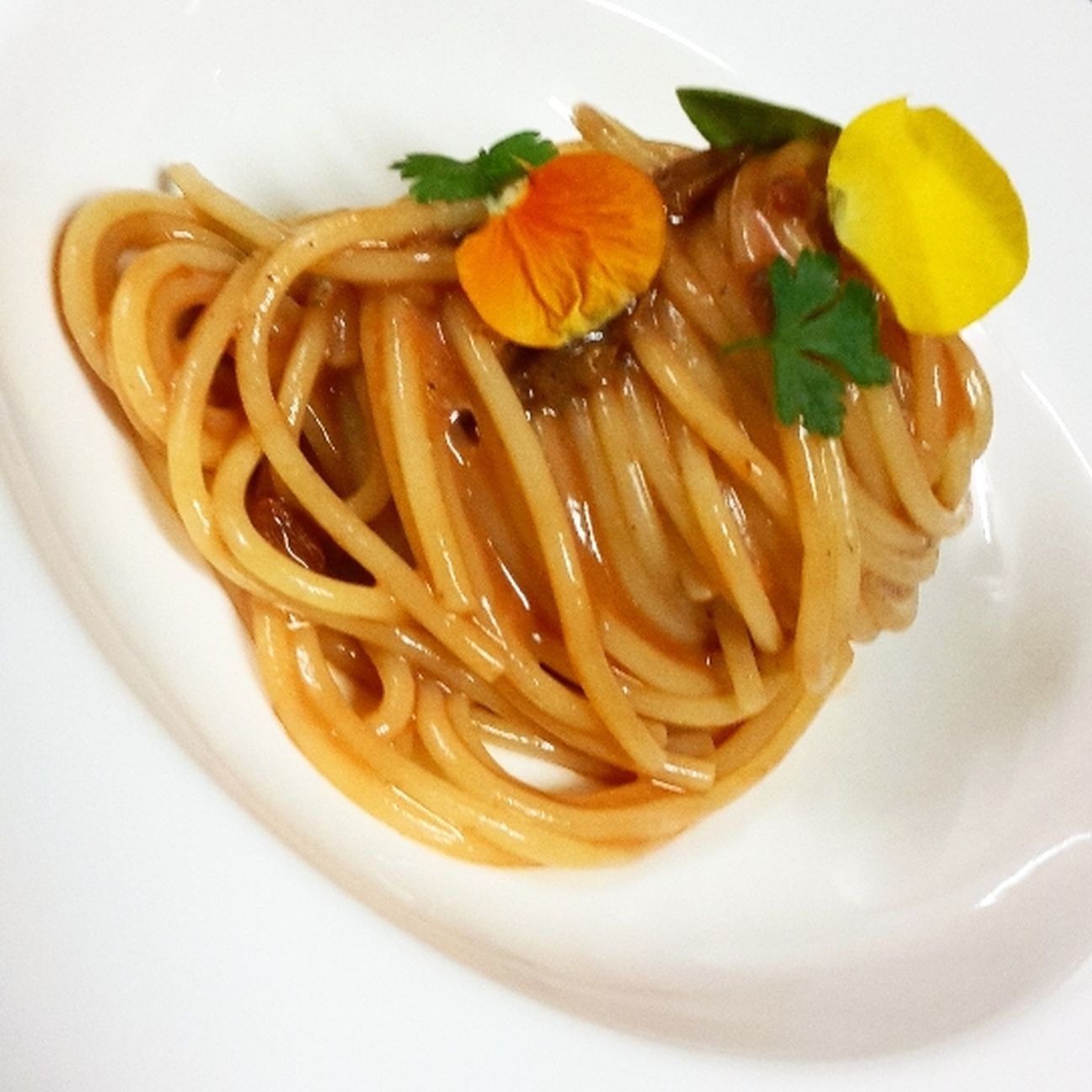 Spaghetti al riccio fresco