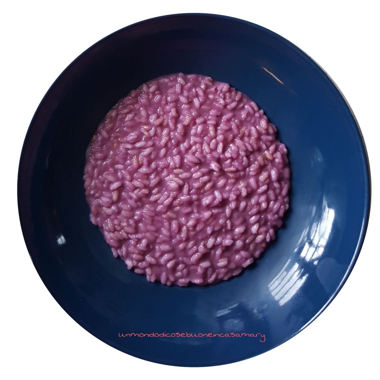 Risotto alla crema di cavolo cappuccio viola