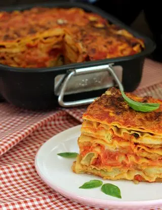 Ricetta Lasagne con dentro la Parmigiana di Melanzane di profumodilimoniblog