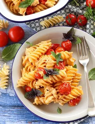 Ricetta Fusilloni Feta e Pomodorini di profumodilimoniblog