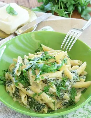 Ricetta Penne Rucola e Stracchino di profumodilimoniblog