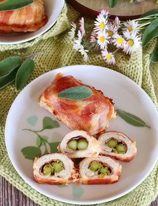 Ricetta Involtini di Pollo con Pancetta arrotolata ed Asparagi di profumodilimoniblog