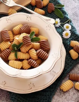 Ricetta Gnocchi di Frolla bicolore di profumodilimoniblog