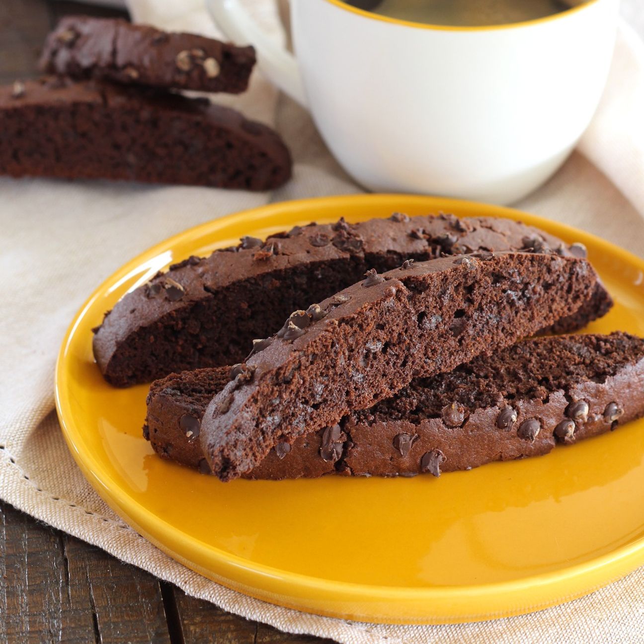 Biscotti al doppio cioccolato e caffè