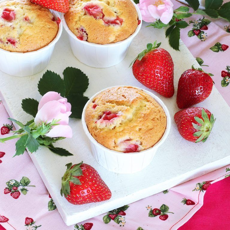 Muffin Panna e Fragole