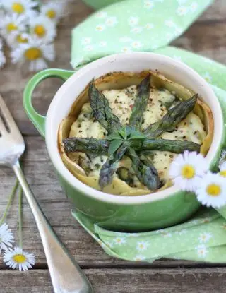 Ricetta Mini cocottes di Ricotta e Asparagi di profumodilimoniblog