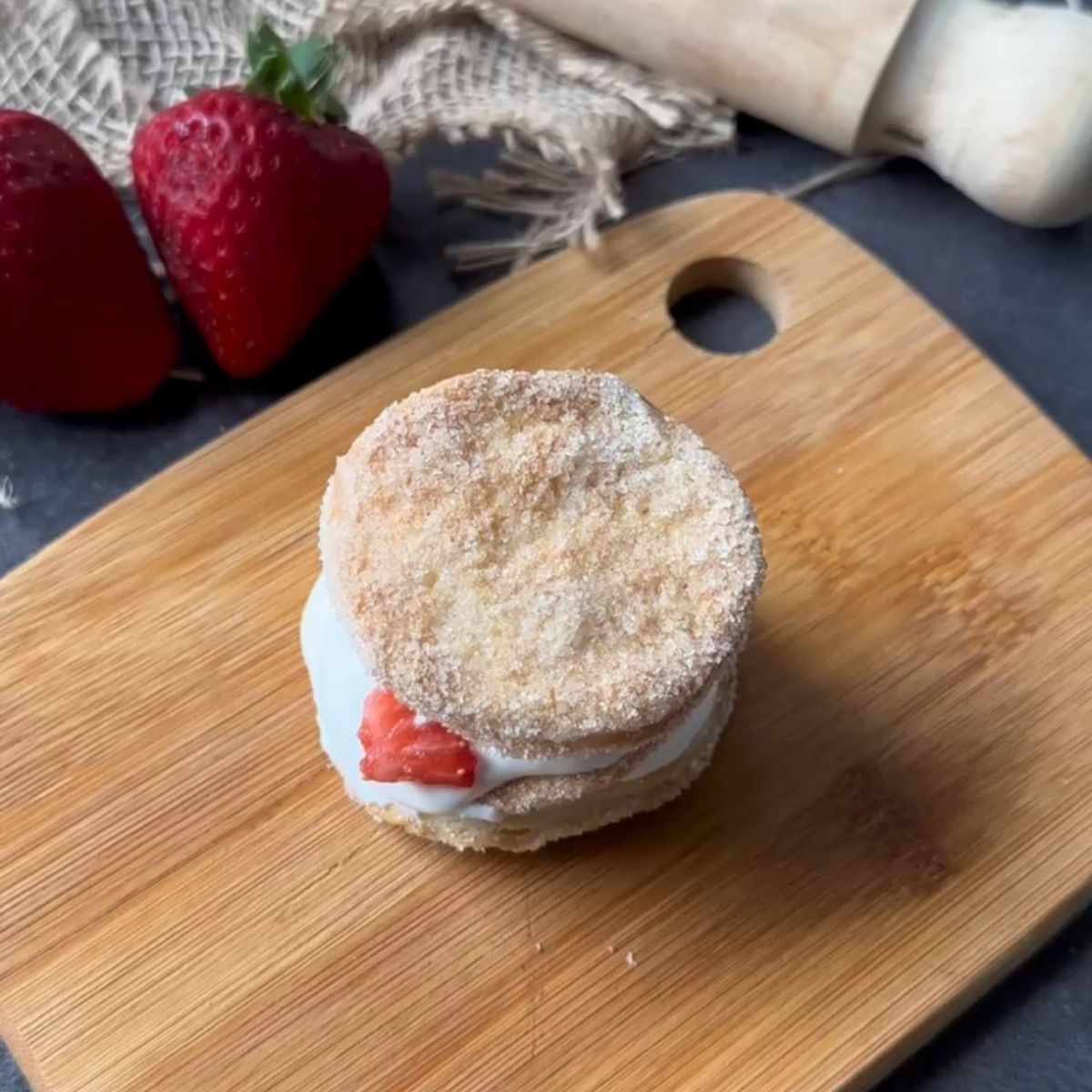 Mini Millefoglie fragole e yogurt