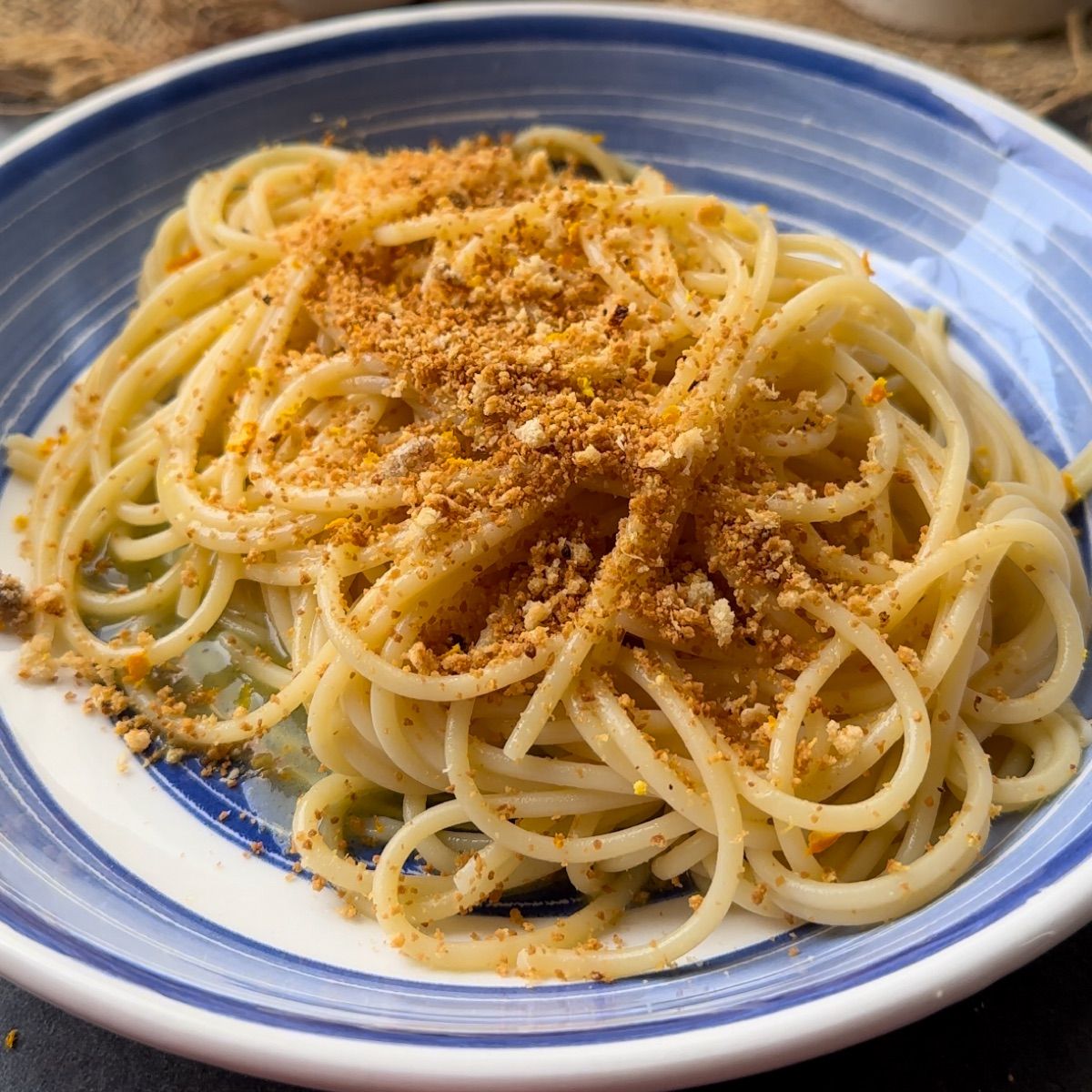 Spaghetti al profumo di arancia