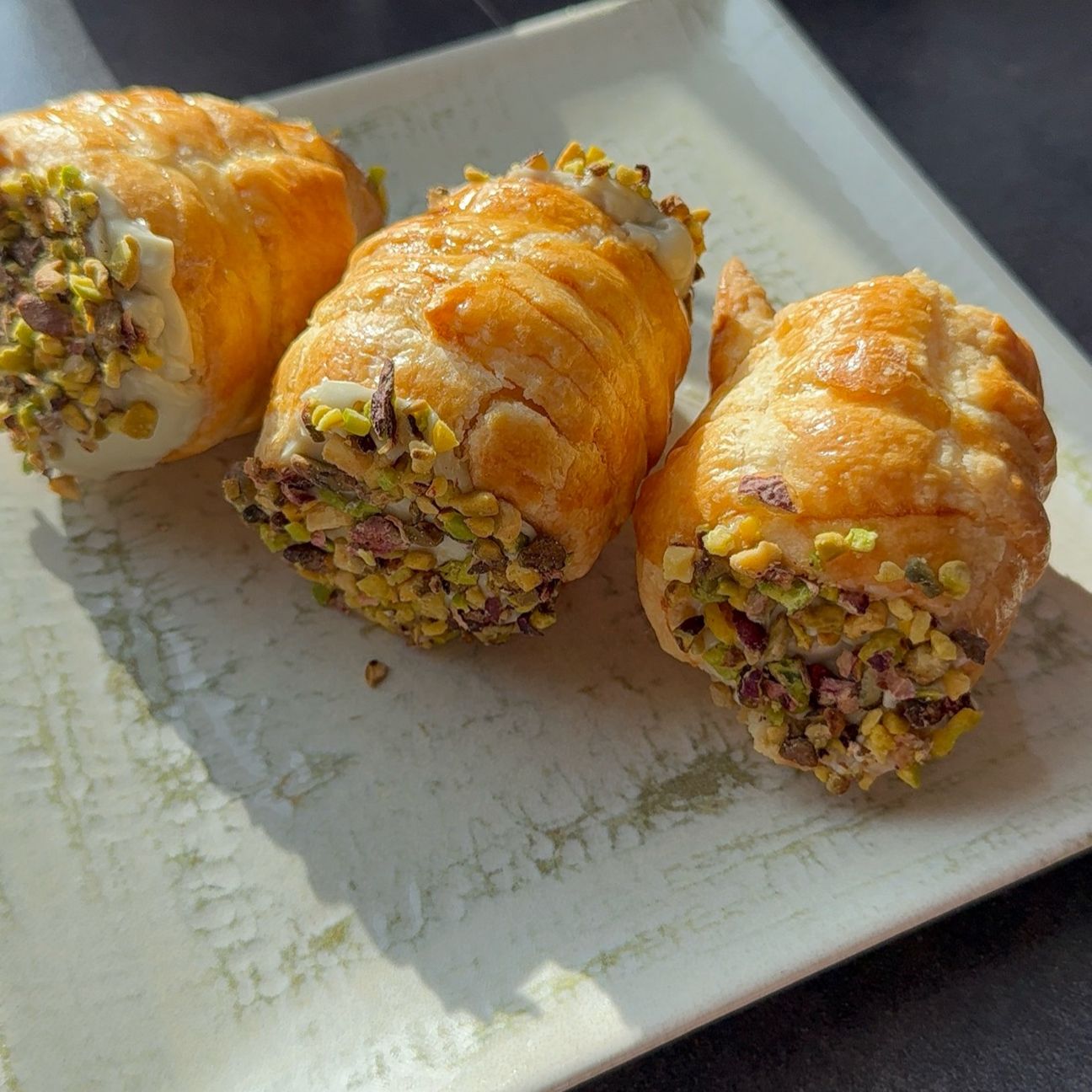 Cannoli salati Pistacchio e EdelBlu Cream
