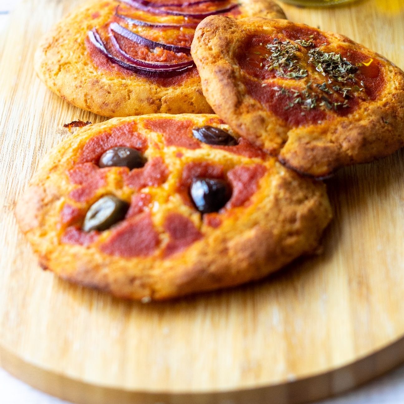Pizzette di ceci veloci