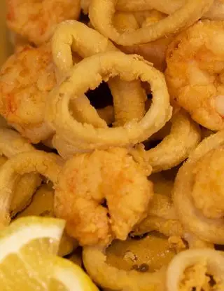 Ricetta Fritto di calamari e gamberi di lodo_cucina