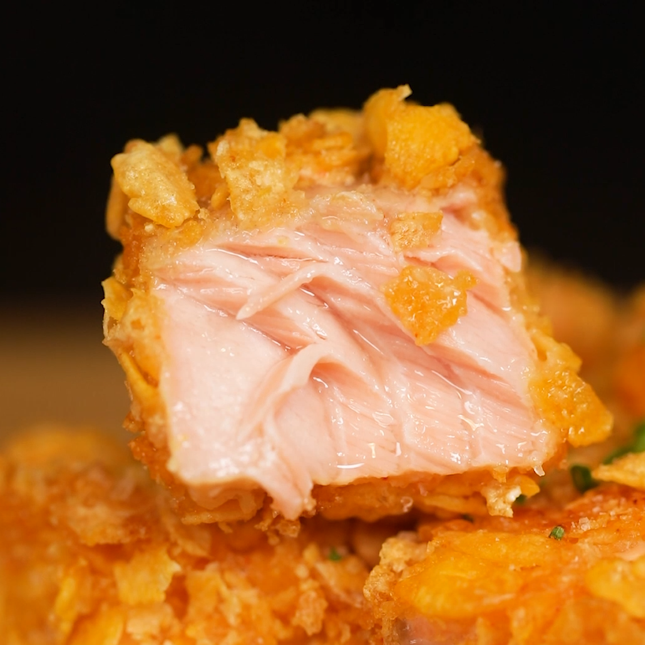 Salmon nuggets