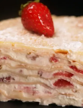 Ricetta Millecrepes alle fragole di lodo_cucina