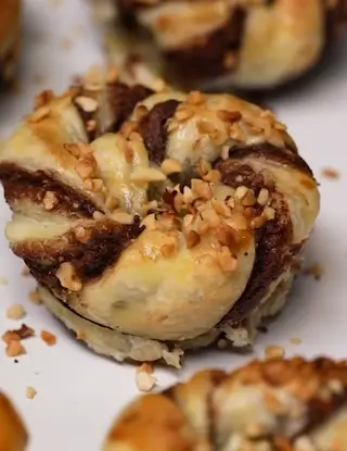Ricetta Muffin sfogliati alla nutella di lodo_cucina