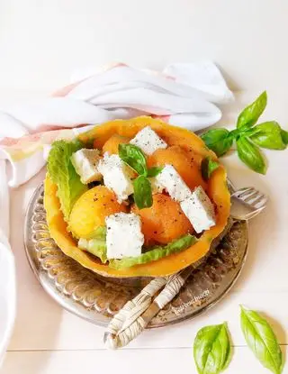 Ricetta INSALATA FRESCA DI MELONE E FETA GRECA di kettycucinooggi