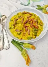 Ricetta RISOTTO CON ZAFFERANO E FIORI DI ZUCCHINE