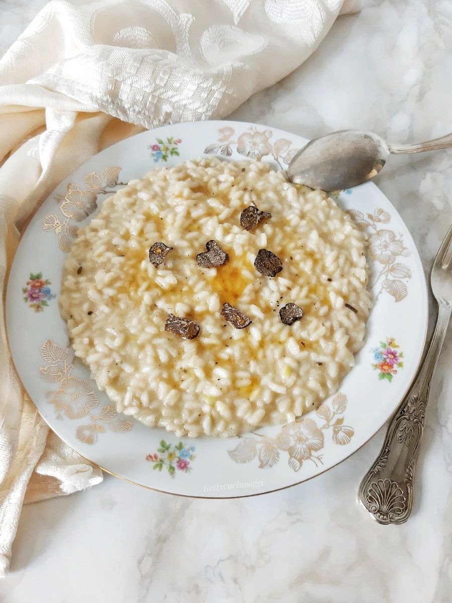 RISOTTO AL TARTUFO NERO E MIELE