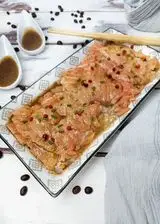 Ricetta CARPACCIO DI SALMONE AL CAFFE’