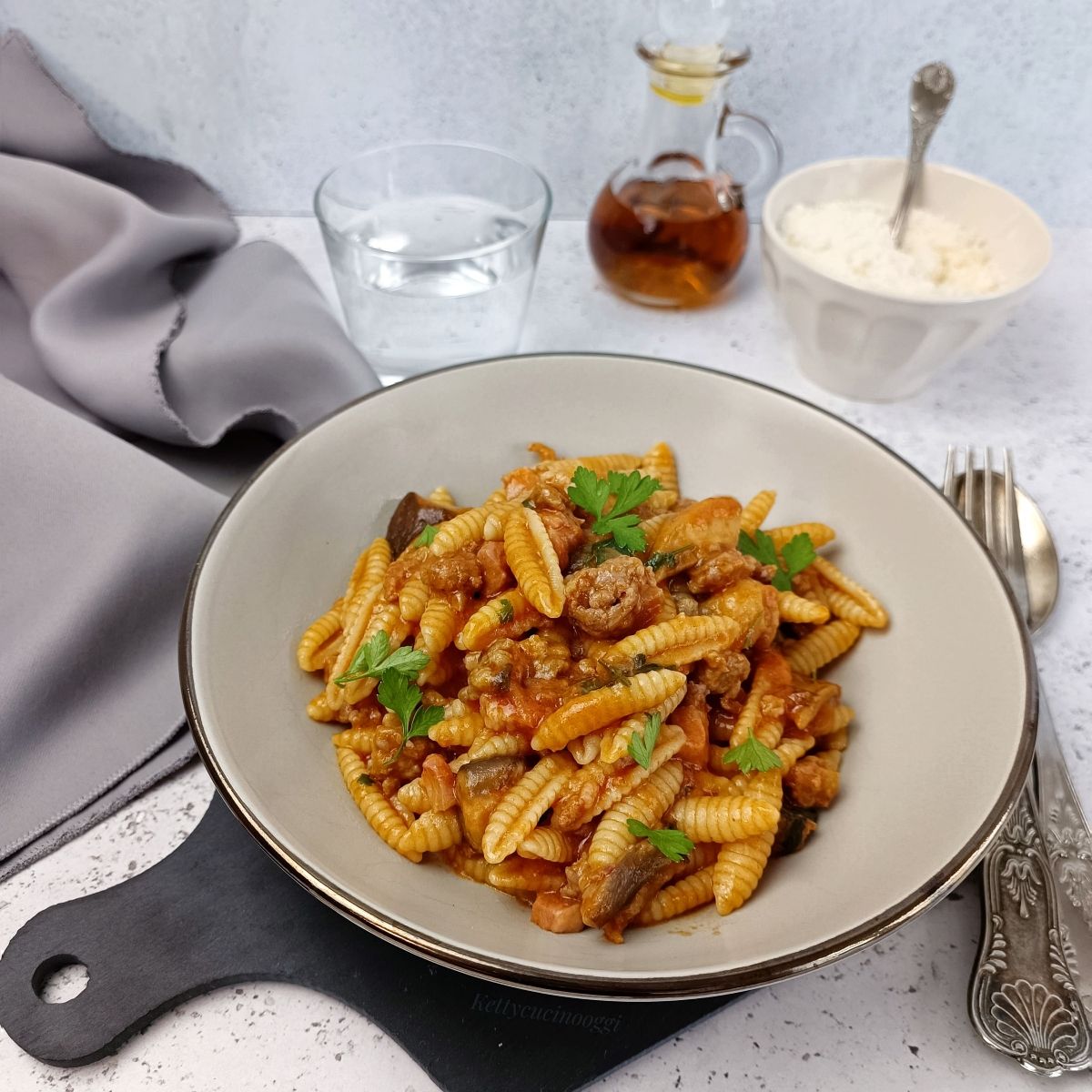 Malloreddus ai Funghi