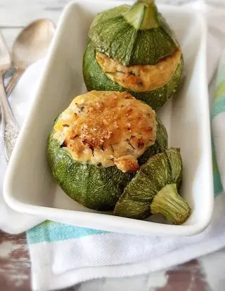 Ricetta Zucchine tonde o n tonno e ricotta di kettycucinooggi