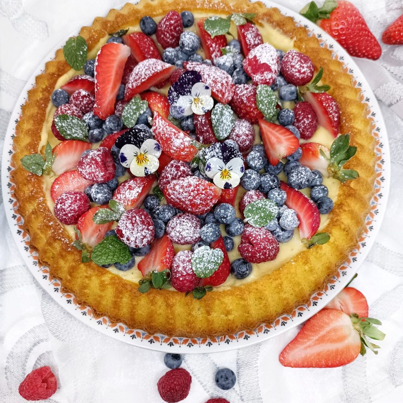CROSTATA SENZA GLUTINE AI FRUTTI ROSSI