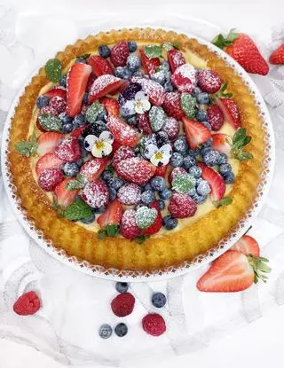 Ricetta CROSTATA SENZA GLUTINE AI FRUTTI ROSSI di kettycucinooggi