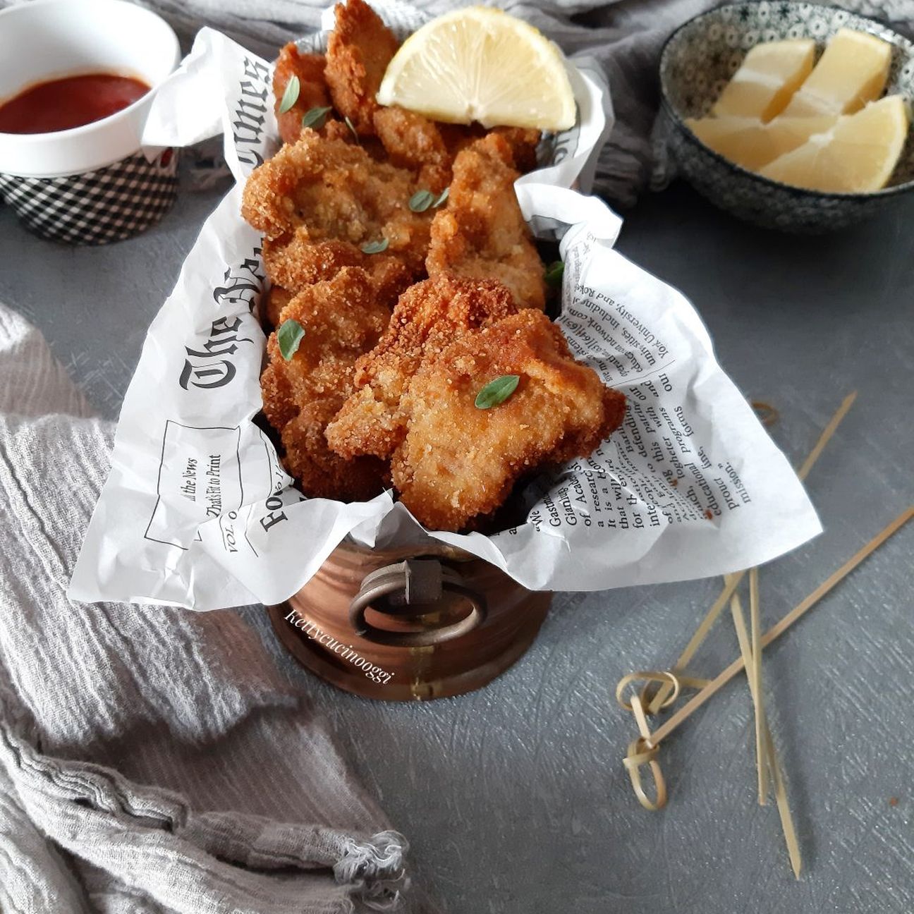BOCCONI DI POLLO FRITTI