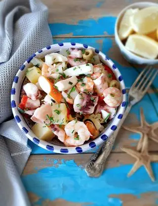 Ricetta INSALATA DI MARE CON PATATE di kettycucinooggi