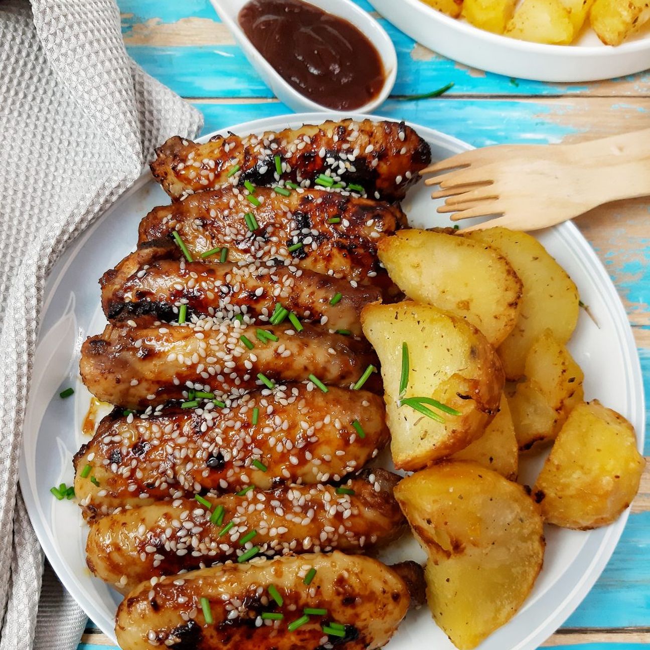 ALI DI POLLO GLASSATE ALLA BIRRA